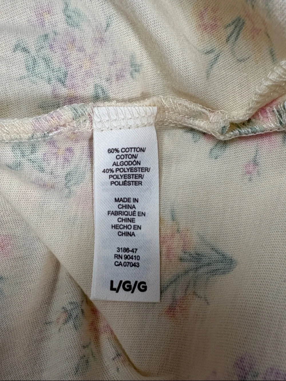 Laura Ashley Cotton Flower print Pajama Set - top, pants, shorts